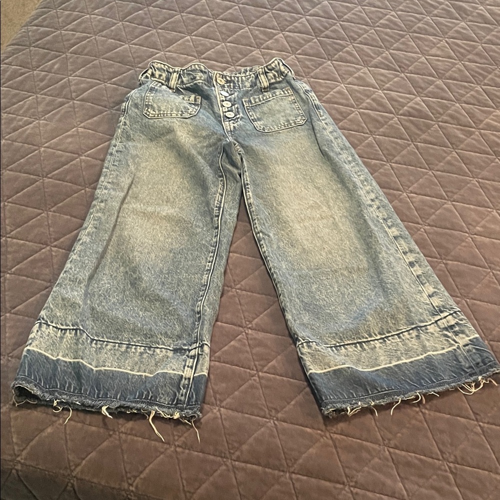 GAP Kids Blue Wide-Leg Jeans